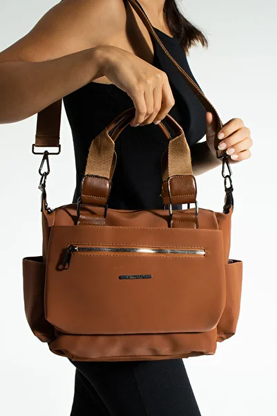çkn sedat çakan çanta & fular & aksesuar 5 Compartment Women's Cross Shoulder Handbag 1383
