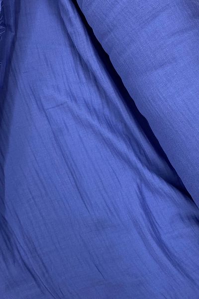 PRATİKOBA Multi-Purpose Muslin Cotton Baby Cover and Blanket Fabric Muslin Cloth Indigo 89