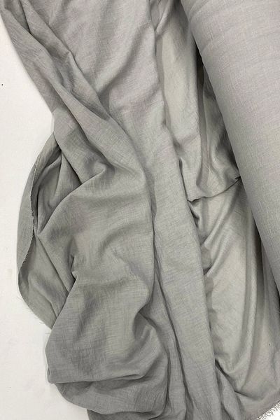 PRATİKOBA Linen Fabric - Organic Fabric - Curtain Fabric - Thin Linen - Fabric Cover for Clothes Gray 42