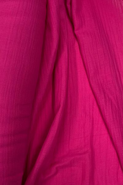 PRATİKOBA Multi-Purpose Muslin Cotton Baby Cover and Blanket Fabric Muslin Cloth Fuchsia 73