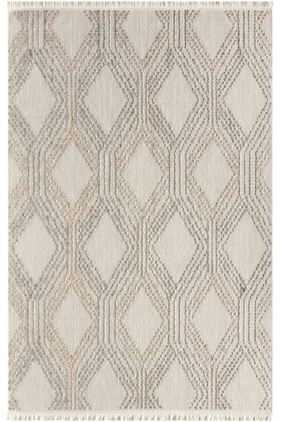 Al Kaffary Carpet Carpet Teori, Simple Modern Design rug , Made in Turkey, perfect for living rooms, beige