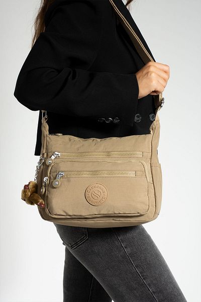 çkn sedat çakan çanta & fular & aksesuar Waterproof Multi-Compartment Cross Shoulder Women's Handbag 3010