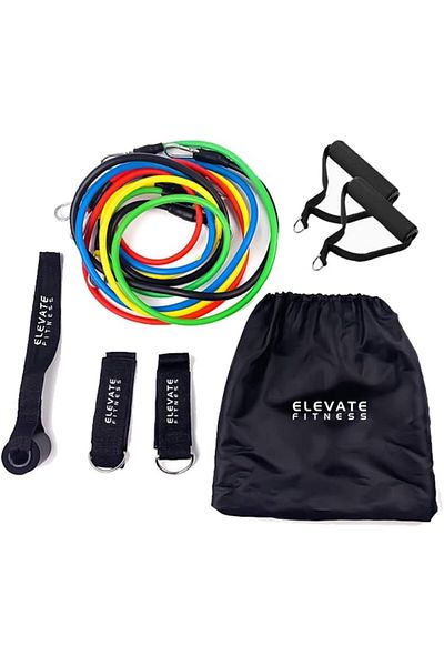 Delta Fitness Elevate Fitness 5-Level Resistance Tube Set