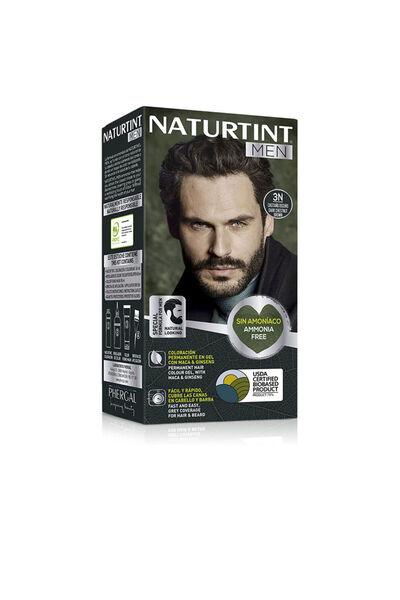 NATURTINT Men Ammoniakfreie Farbe #3n Dunkelbraun 1 Einheit