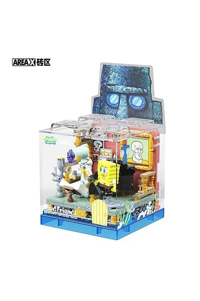 choice2 With Box Easter Island Spongebob Building Blocks Patrick Star Krusty Krab Squidward Tentacles Room M