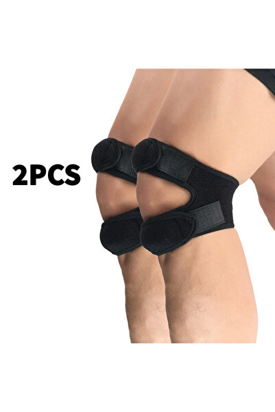 Choice 2pcs 1PC Pressurized Knee Wrap Sleeve Support Bandage Pad Elastic Brac...