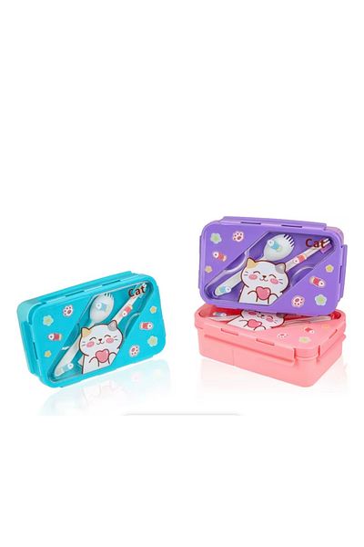 Generic Lunch box with spoon and chopsticks