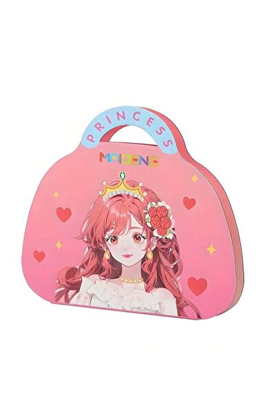 LIXADA مجموعة حقيبة مكياج الأميرة الماسية المتلألئة من صنعك