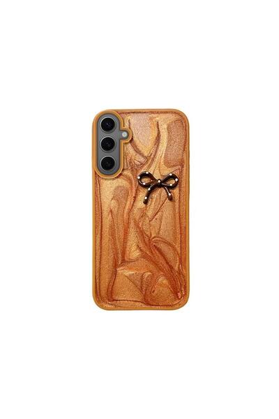 Zebana Samsung Galaxy S24 Plus Compatible Case Fionka Silicone Case Brown
