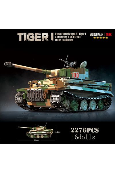 Choice12 Tiger I Tank WW2 Military Classic Model Tiger Leopard KV-1 KV-2 IS-2 Heavy Tank Collection Model Bui