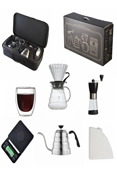 Raffine مجموعة ملحقات صنع القهوة للسفر في الهواء الطلق