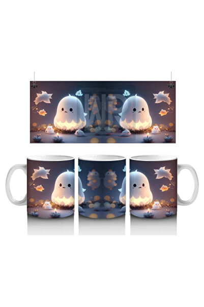 Luluyen Cute Ghosts in the Night Glow – Gift Coffee Mug