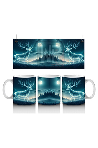 Luluyen كوب مطبوع رائع للهالوين مع شكل روح مجنح مضاء بإضاءة ساطعة