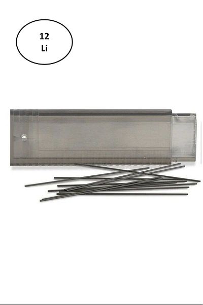 PRATİKOBA Tombow LV-T-R7-RG Leader Spare 0.7 mm 2B Pen Tip 12 Pieces