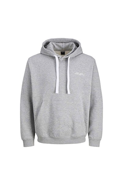 Jack & Jones Cover Graphic Erkek Gri Sweatshirt (12282973-LGM)