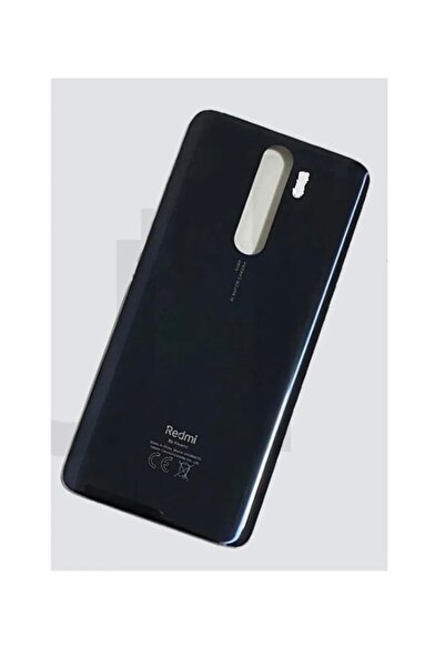 azurtech Xiaomi Redmi Note 8 Pro Arka Pil Batarya Kapak Cam SİYAH YAPIŞTIRICI HEDİYE