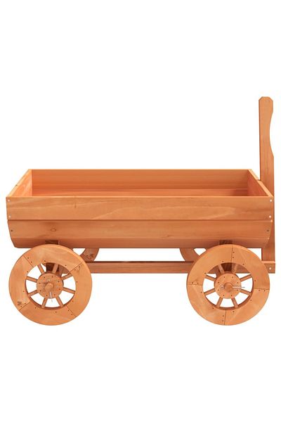 vidaxl Decorative Wagon 70x43x54 cm Solid Wood Fir