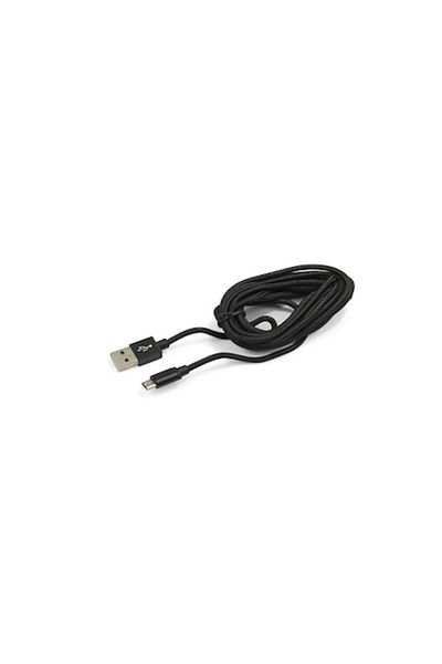 SOHO Cablu de încărcare și transfer de date USB la Micro USB, lungime 3M, ranforsat, negru