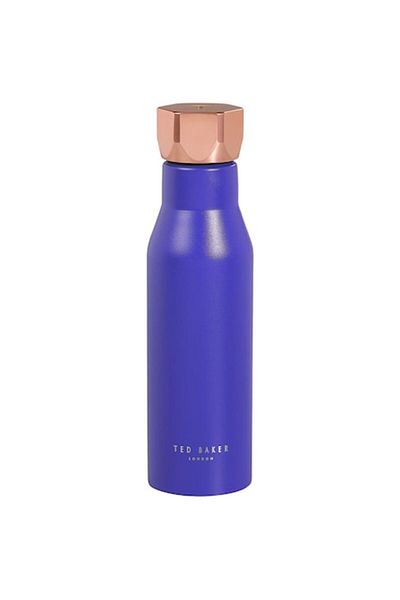 Ted Baker Insulated Stainless Steel Bottle, 500ml, Blue