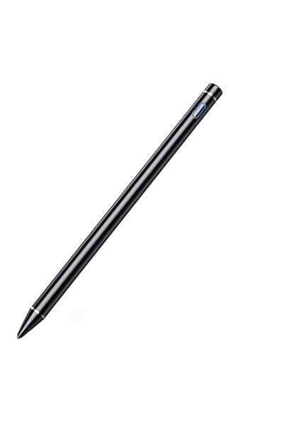 SOHO Graphical Touch Pen, 1.4 mm tip, USB charging, LED, compatible with Android and iOS, Black