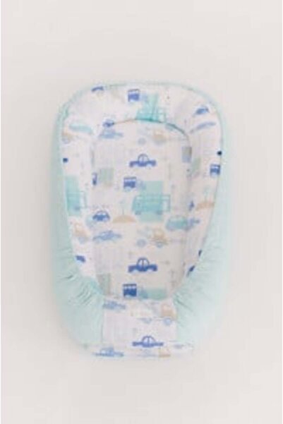 OEM Babynest pentru copii, bumbac, 85 x 55 cm, Maradalia, Blue