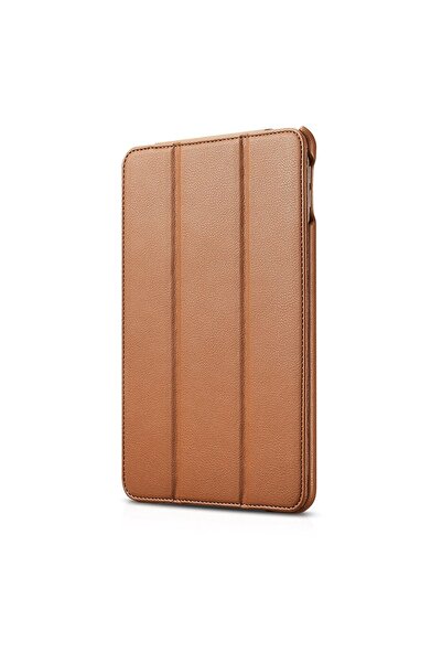 ICARER Flip Cover Case for iPad Mini 5, Leather, Vintage Folio, Brown, HUR-BBL6333