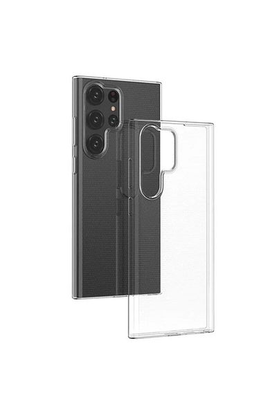 Bibilel Carcasă de protecție pentru Samsung Galaxy S23 Ultra, silicon, anti-îngălbenire, transparentă