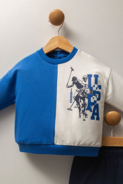 U.S. Polo Assn. U.S. Polo Assn Erkek Bebek Mavi Bebek Takımları