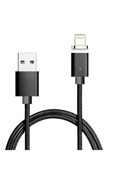 Bibilel Magnetic Data/Charging Cable for iPhone, Lightning Connector, 1m, Black