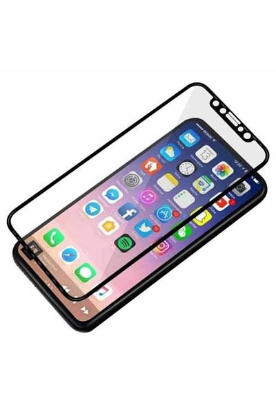 Bibilel 9H Tempered Glass Screen Protector for Xiaomi Mi8, Black
