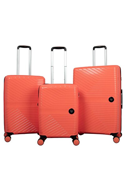 NASA U S NASA U.S PP - SİLİKON KIRILMAZ 3 LÜ VALİZ SETİ SOMON