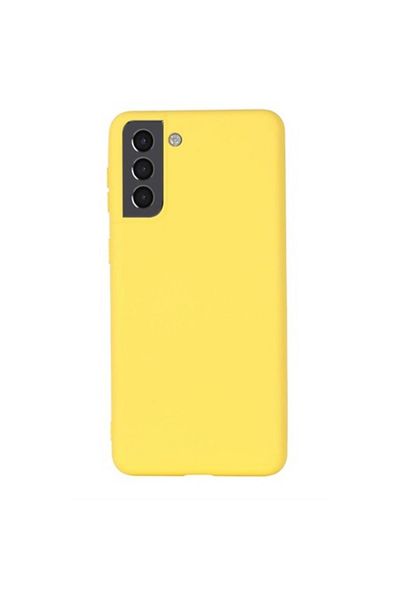 SOHO Protective Case Compatible with Samsung Galaxy S22 5G, Silicone Bumper, Yellow