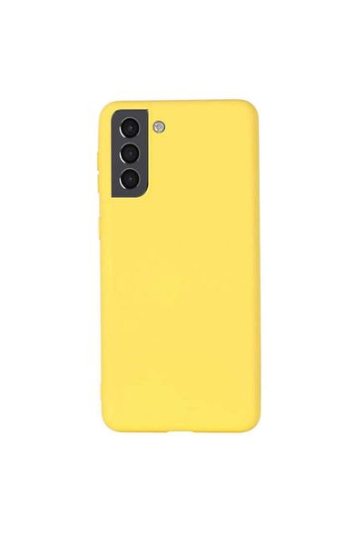 SOHO Protective Case Compatible with Samsung Galaxy S22 5G, Silicone Bumper, Yellow