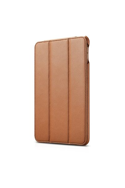 ICARER Flip Cover Case for iPad Mini 5, Leather, Vintage Folio, Brown, HUR-BBL6333