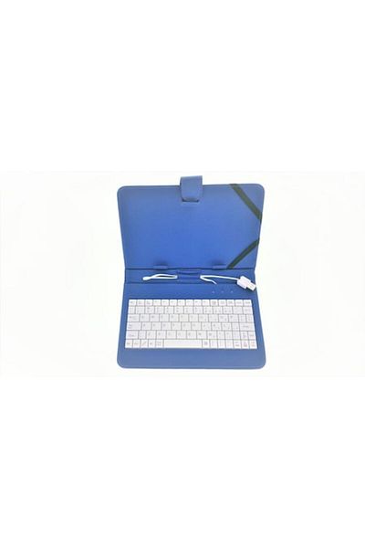 Bibilel Book-type case with keyboard for 7-inch tablet, kickstand function, Blue, TCL-BBL3776