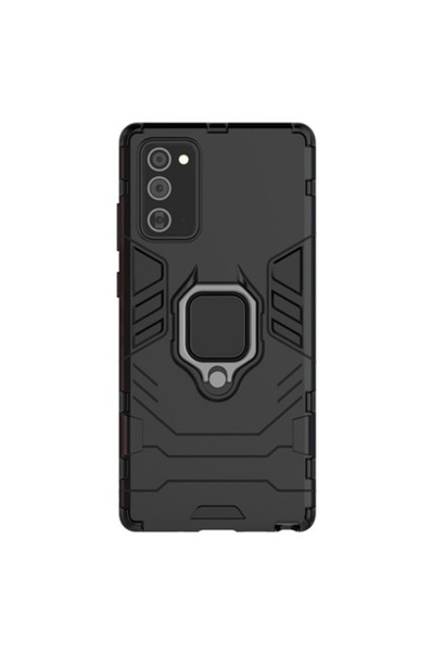 SOHO Defender Case with Magnetic Ring Stand for Huawei Nova Y70 - Black