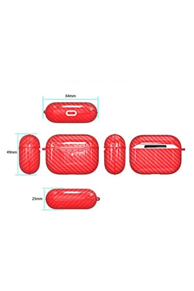 OEM Protective Case for AirPods Pro - Carbon Red
