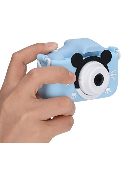 ElastiX Mini cameră foto Mickey, video, jocuri albastre pentru copii