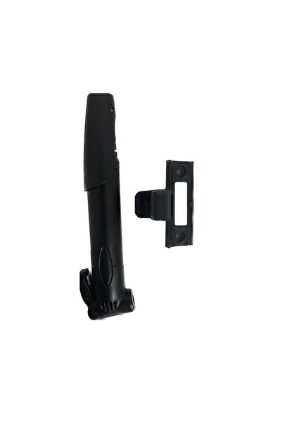 SOHO Telescopic bike pump with mount, Black