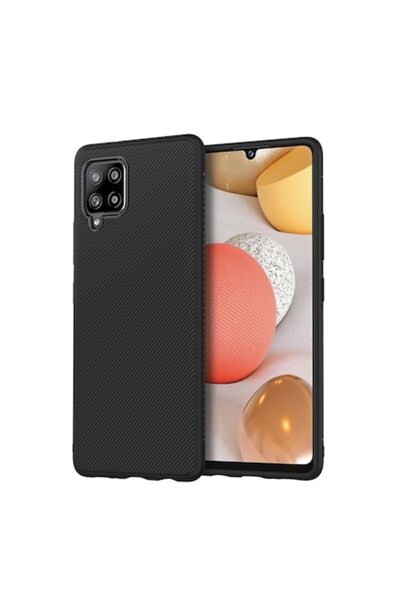 dalip Carcasă spate din tweed de înaltă calitate pentru Samsung Galaxy A42 5G...