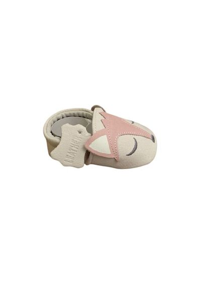 XQ - papuci de bebeluși din piele, model Fox, mărimea 18 EU, 6-12 luni