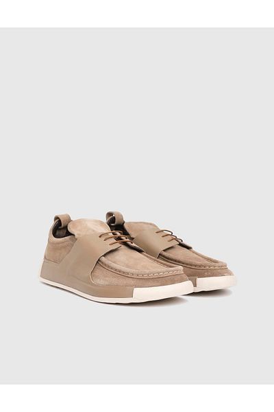 İLVİ Modric Genuine Suede Leather Mink Men's Oxford Shoes