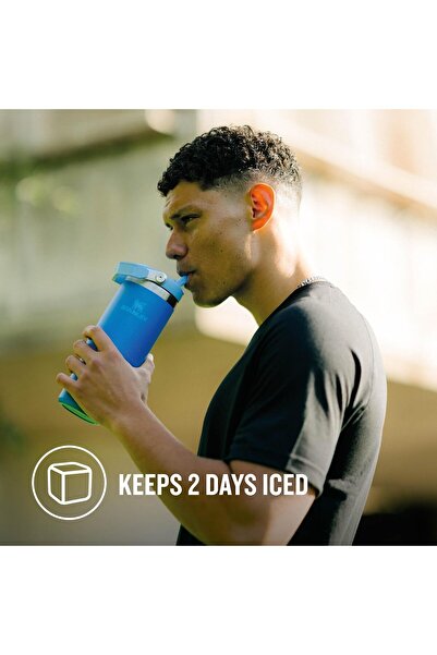 Generic Stanley IceFlow Flip Straw Water Bottle With Straw 0.89L - Keeps Cold for 12+ Hours - Leakproof - St