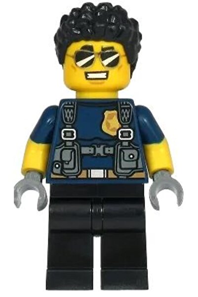 LEGO Minifigür Police Officer Duke DeTain cty1210