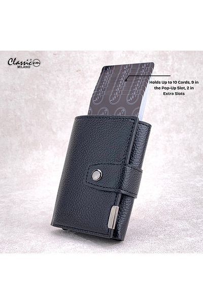 Classic Milano RFID Blocking Faux Leather Wallet for Men and Women