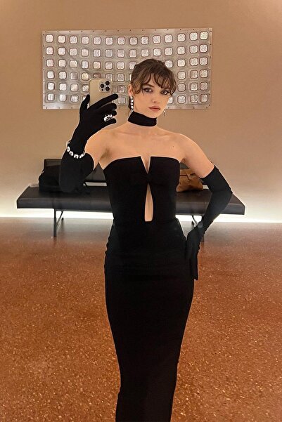 Eyyo Φόρεμα Liana Black Design ATE7330