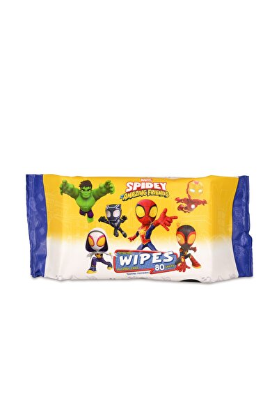 NEVADA مناديل سبايدي للأطفال من ديزني _ DISNEY SPIDEY مبللة برائحة منعشة 80منديل