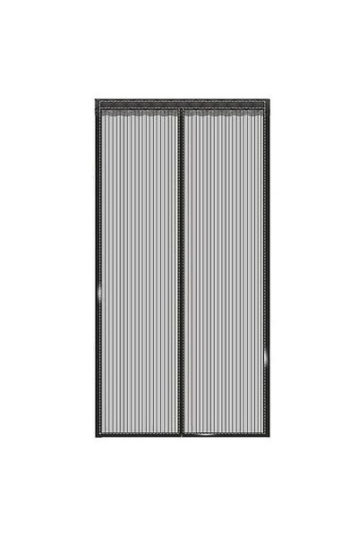 SERSIMO Anti-insect net, with magnetic closure, width 80-100cm, height 210-220cm, gray