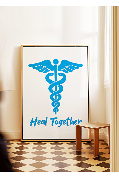 ARTHOUSECOLLECTIVE Poster medical - 10 - Vindecați împreună - Poster modern p...