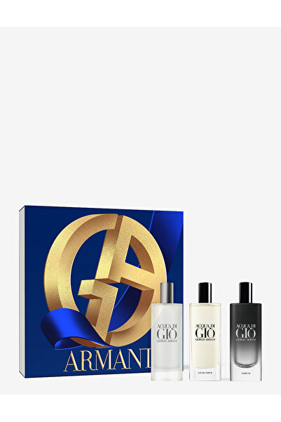 Giorgio Armani Acqua di Giò Men's Trio Gift Set - Eau de Toilette 15ml+Eau de Parfum 15ml+Perfume 15 ml